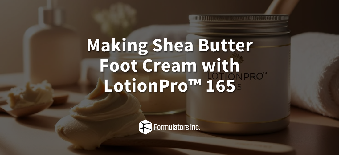 Making Shea Butter Foot Cream with LotionPro™ 165