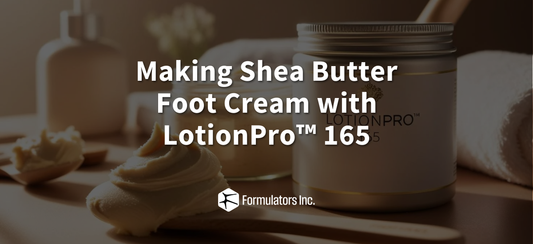 Making Shea Butter Foot Cream with LotionPro™ 165