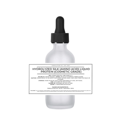 Hydrolyzed Silk (Amino Acid) Liquid Protein (Cosmetic Grade)