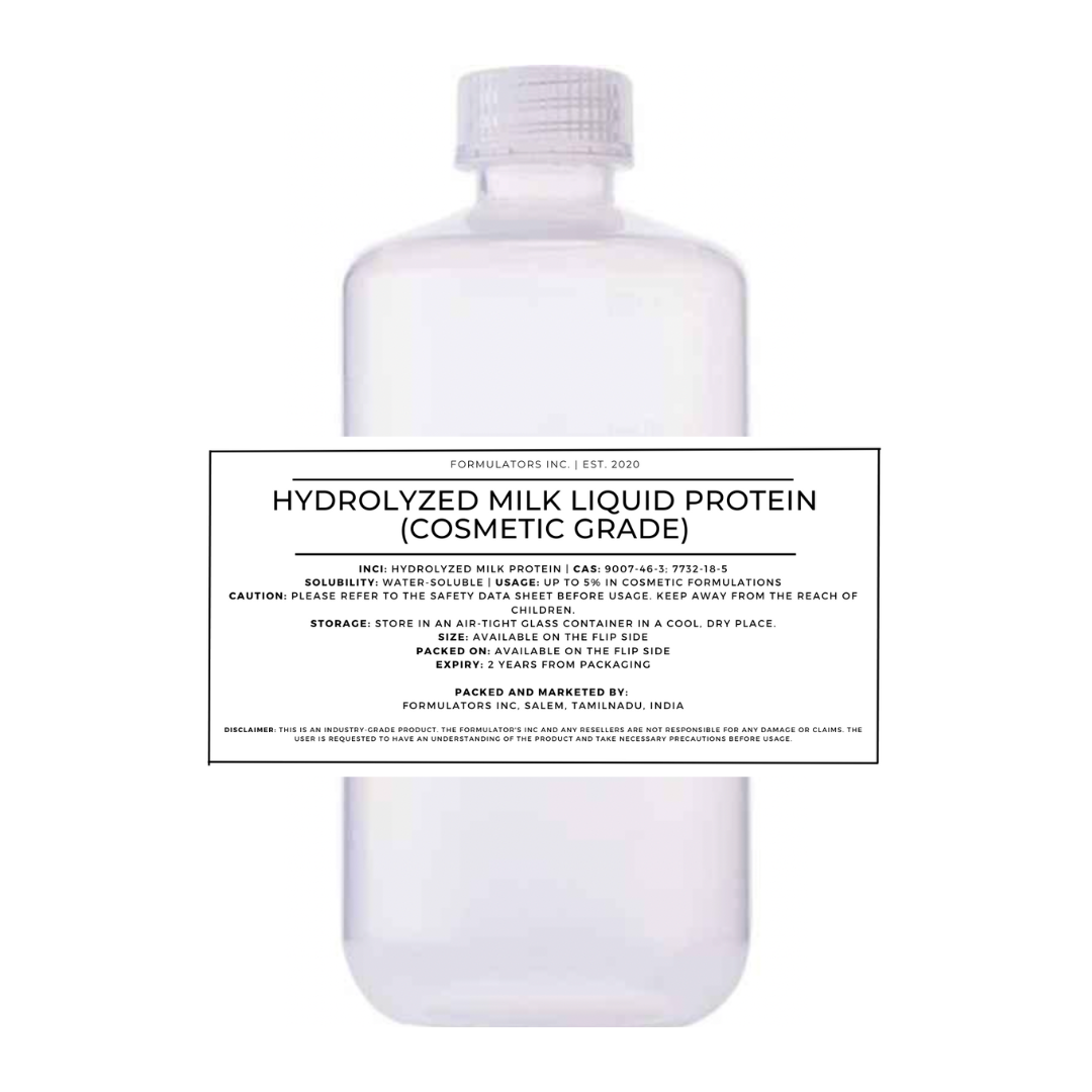 Hydrolyzed Milk Liquid Protein (Cosmetic Grade)