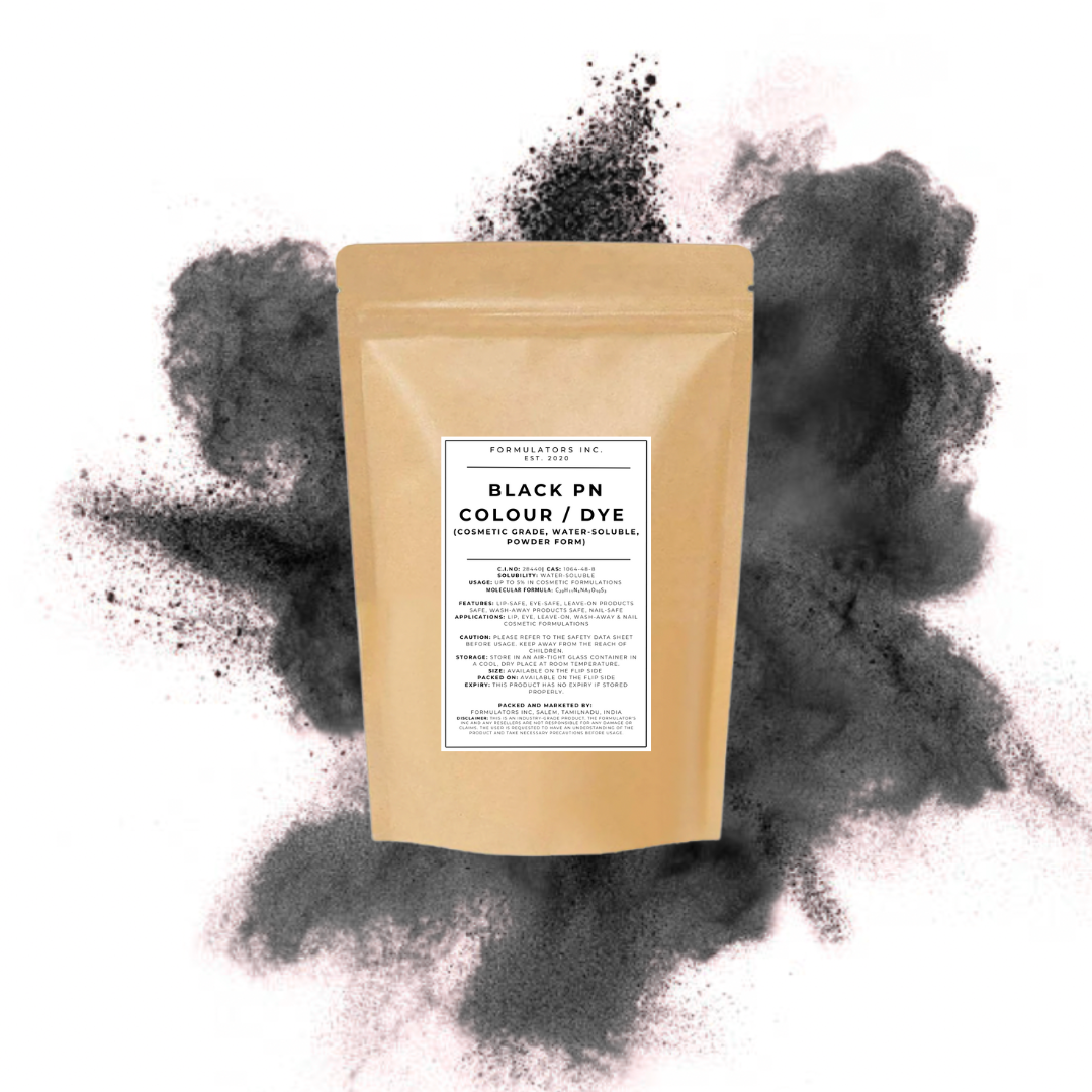 Black PN Colour / Dye (Cosmetic Grade, Water-Soluble, Powder Form)