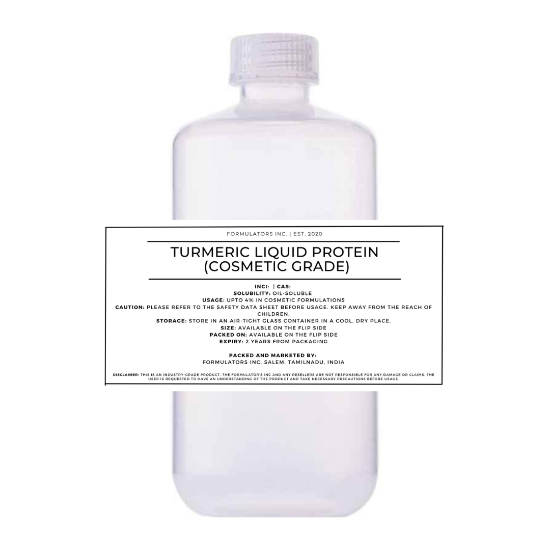 Turmeric Liquid Protein (Cosmetic Grade)