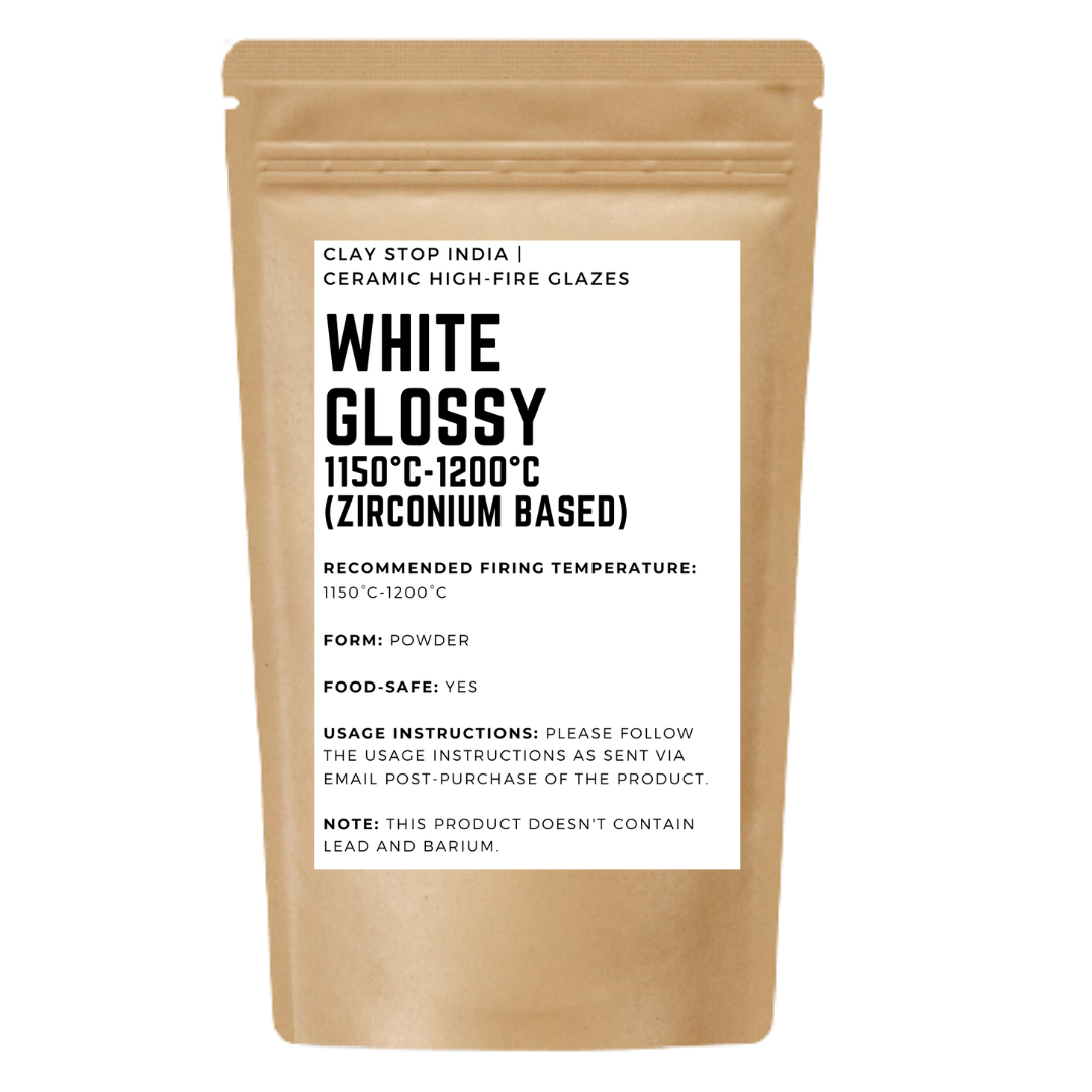 White Glossy (High-Fire Pottery Glaze)
