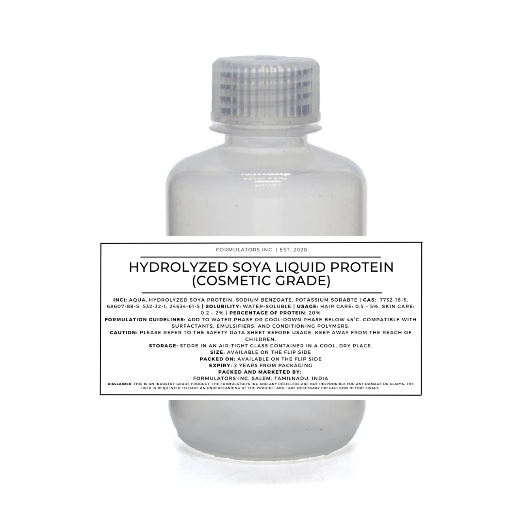 Hydrolyzed Soya Liquid Protein (Cosmetic Grade)