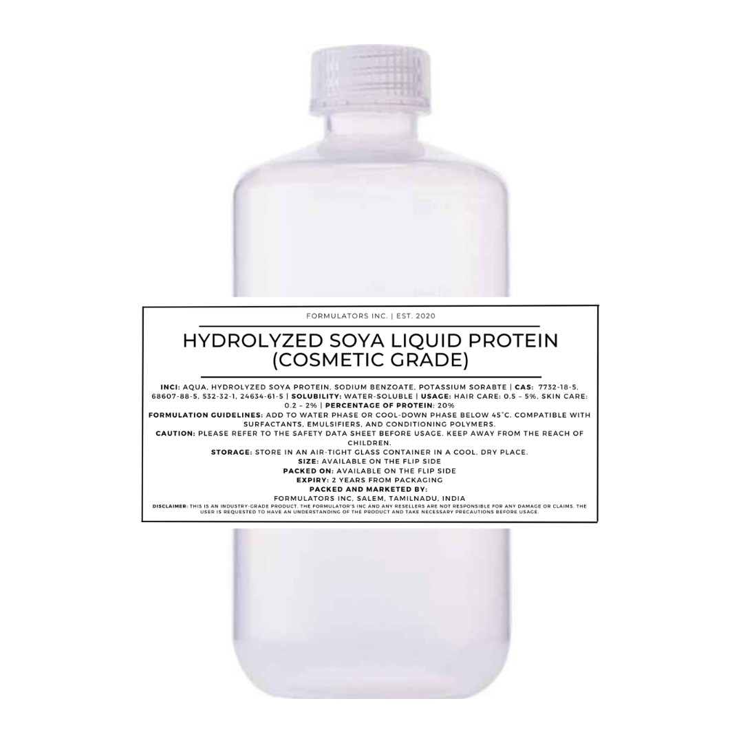 Hydrolyzed Soya Liquid Protein (Cosmetic Grade)