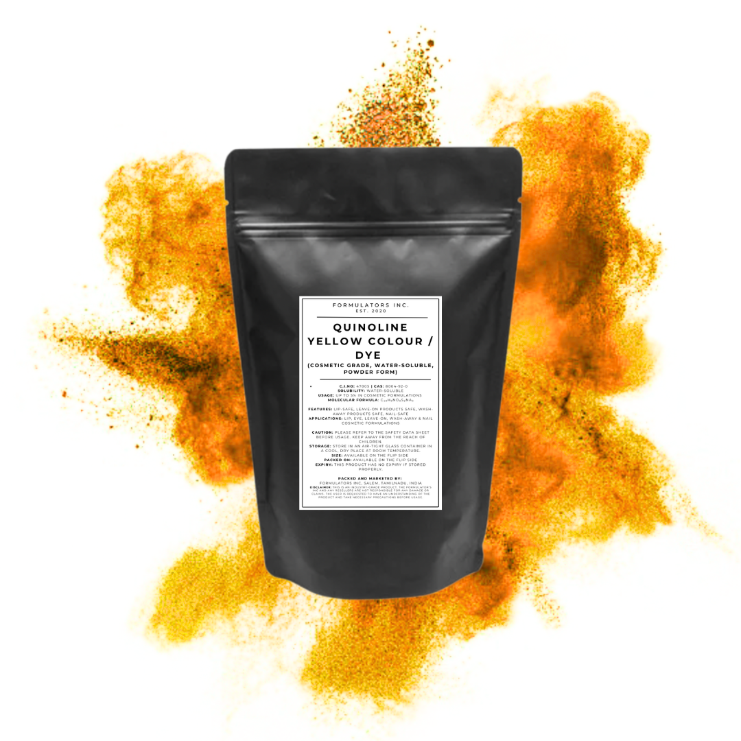 Quinoline Yellow Colour / Dye (Cosmetic Grade, Water-Soluble, Powder Form)
