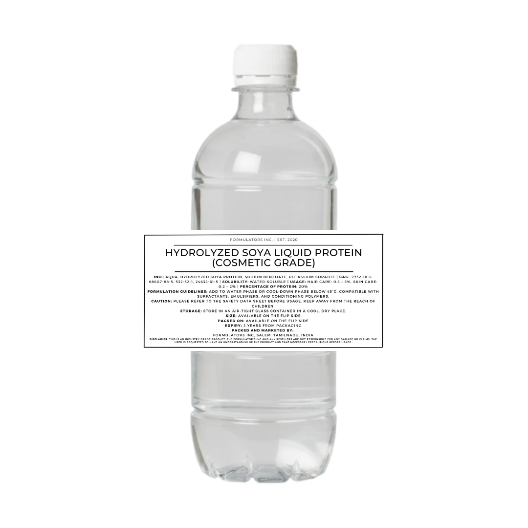 Hydrolyzed Soya Liquid Protein (Cosmetic Grade)