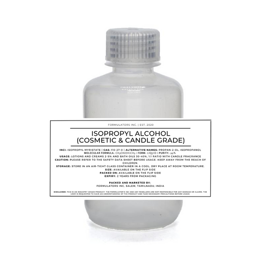 Isopropyl Alcohol (Cosmetic & Candle Grade)