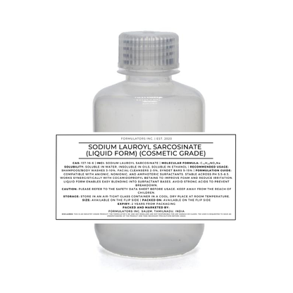 Sodium Lauroyl Sarcosinate (Liquid Form) (Cosmetic Grade)
