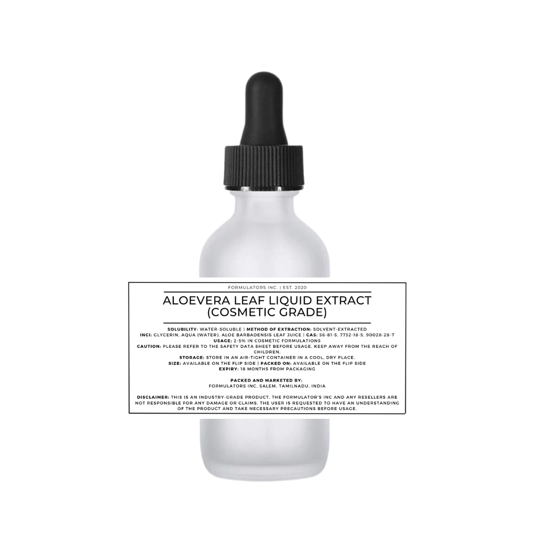 Aloevera Leaf Liquid Extract (Cosmetic Grade)