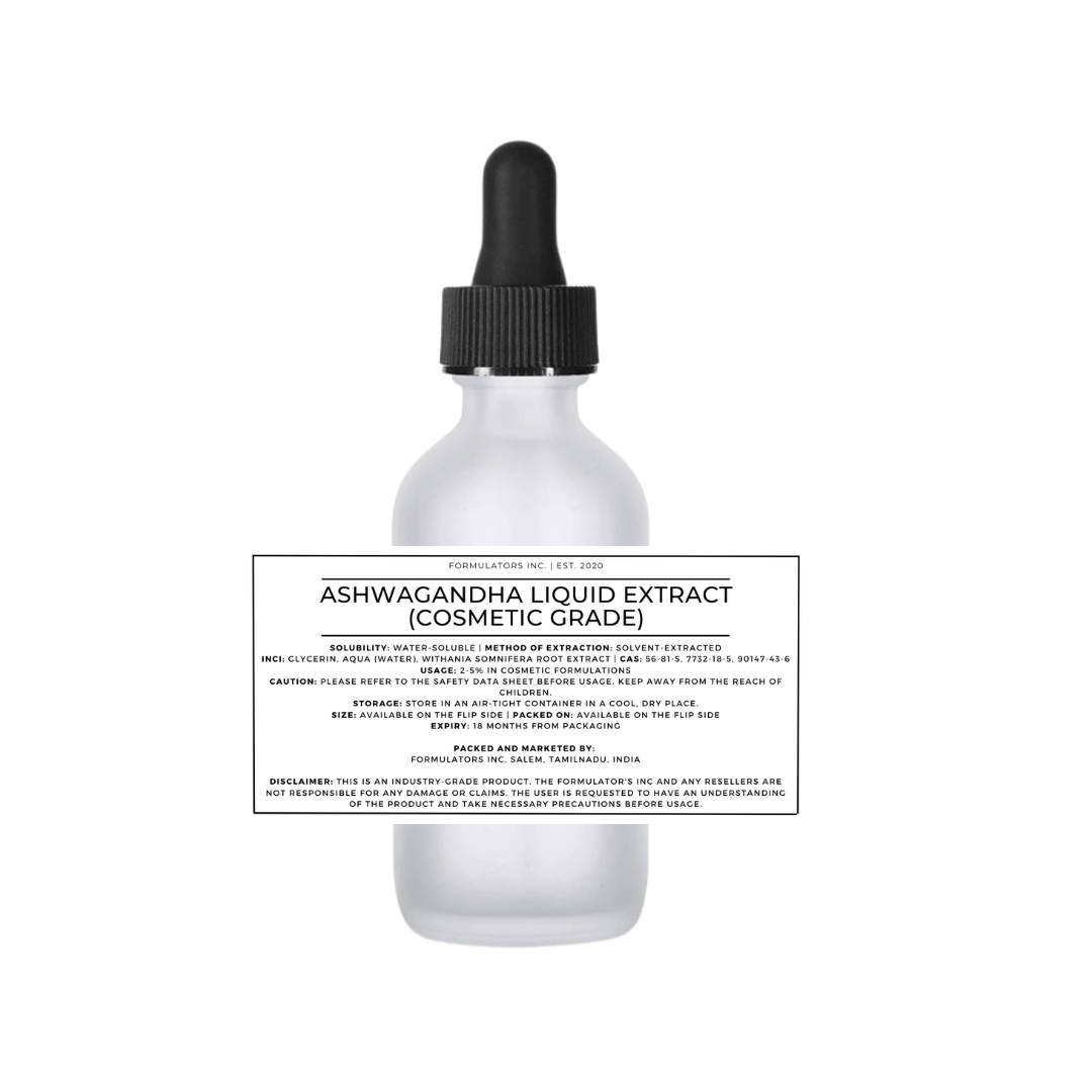 Ashwagandha Liquid Extract (Cosmetic Grade)