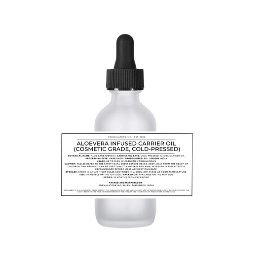 Aloevera Infused Carrier Oil (Cosmetic Grade)