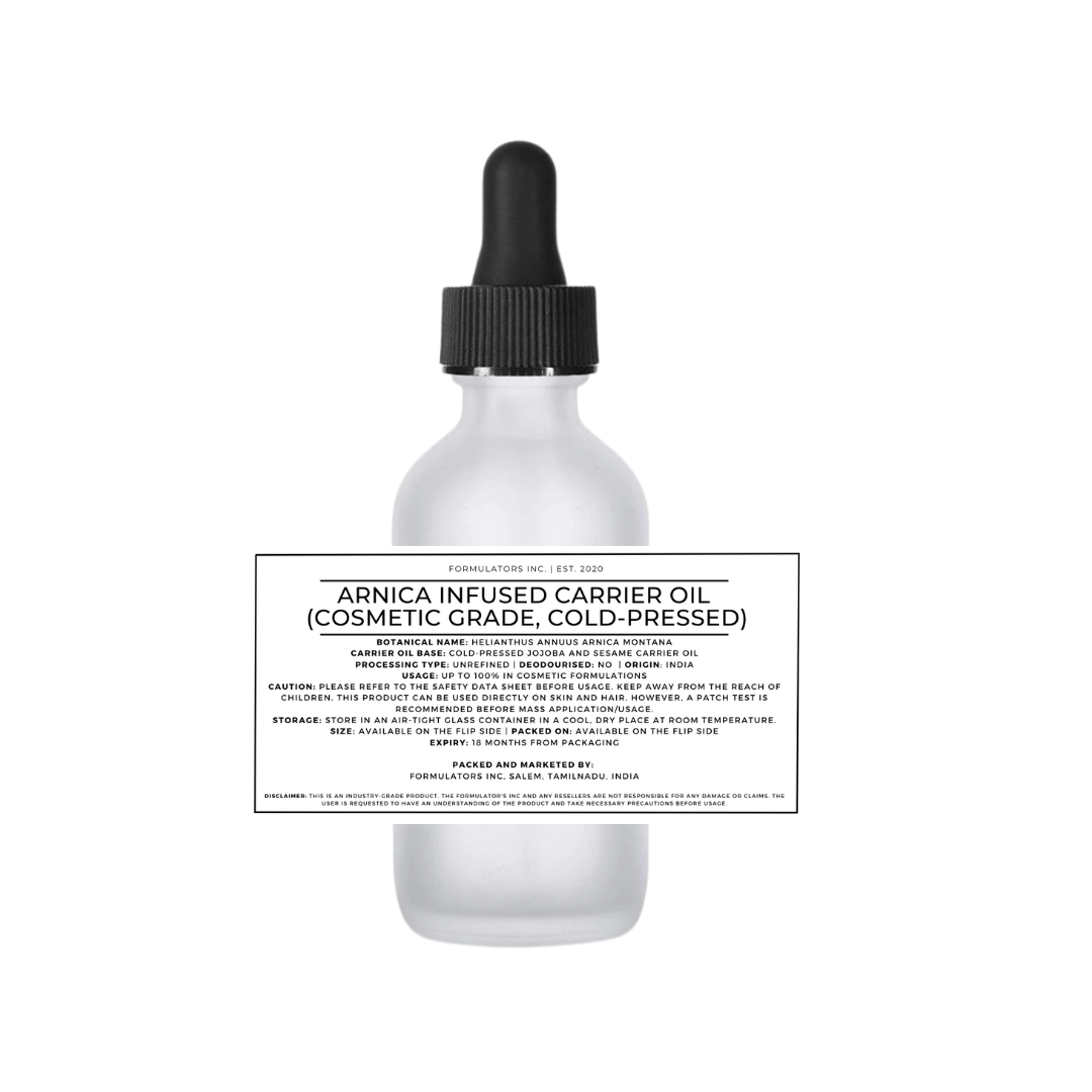 Arnica Infused Carrier Oil (Cosmetic Grade)