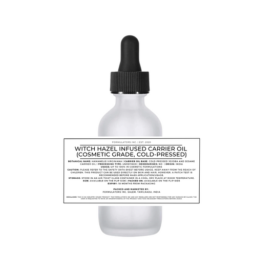 Witch Hazel Infused Carrier Oil (Cosmetic Grade)