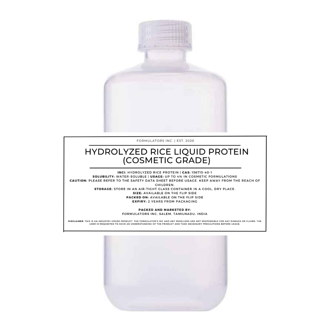 Hydrolyzed Rice Liquid Protein (Cosmetic Grade)