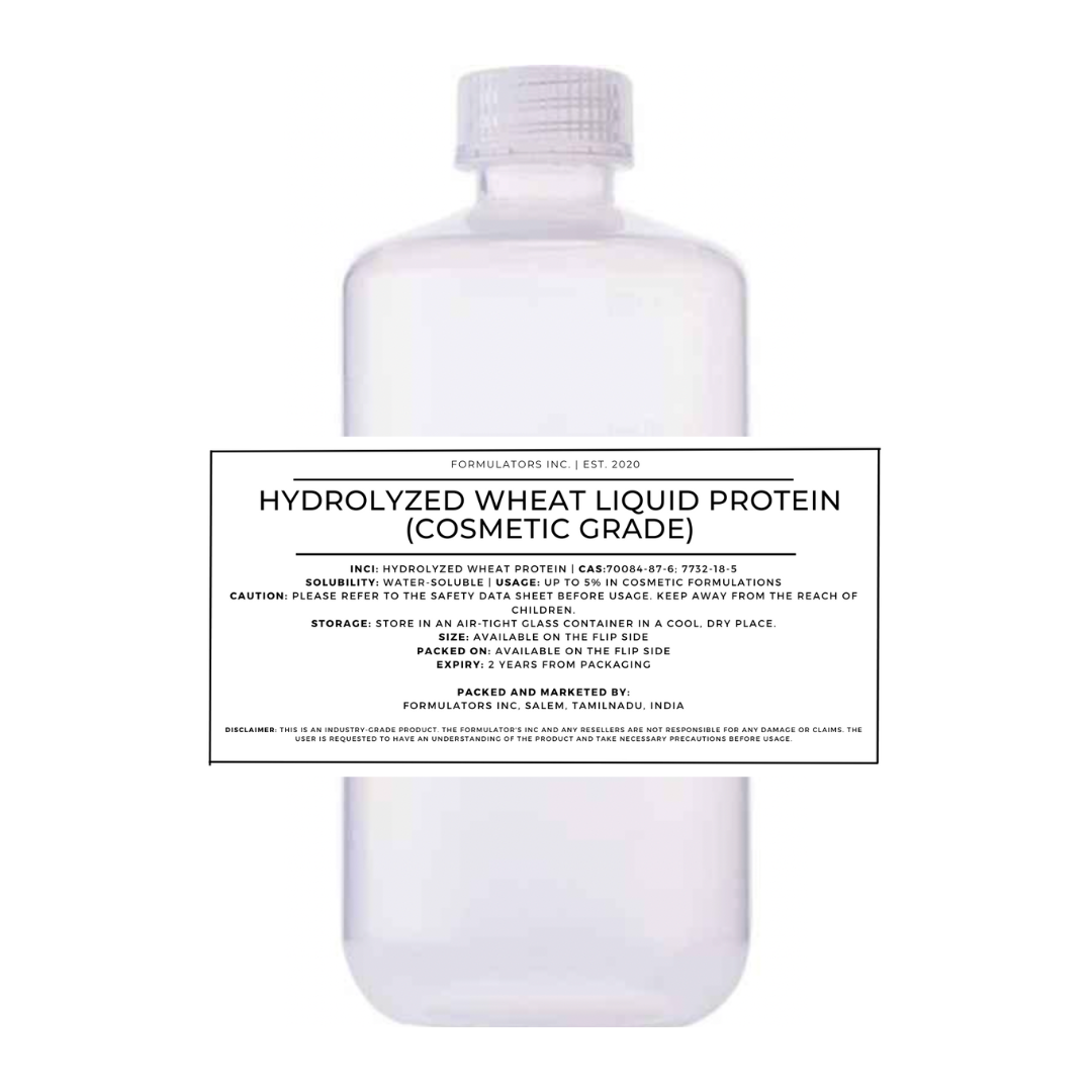 Hydrolyzed Wheat Liquid Protein (Cosmetic Grade)