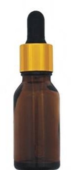 Amber Glass Dropper Bottle,  Cosmetic Junction