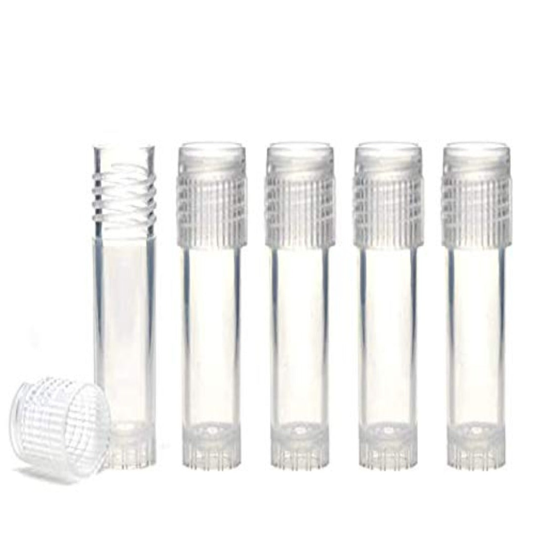 Plastic Storage Vials (Leak-Proof, Polypropylene, Screw Cap)-2ml