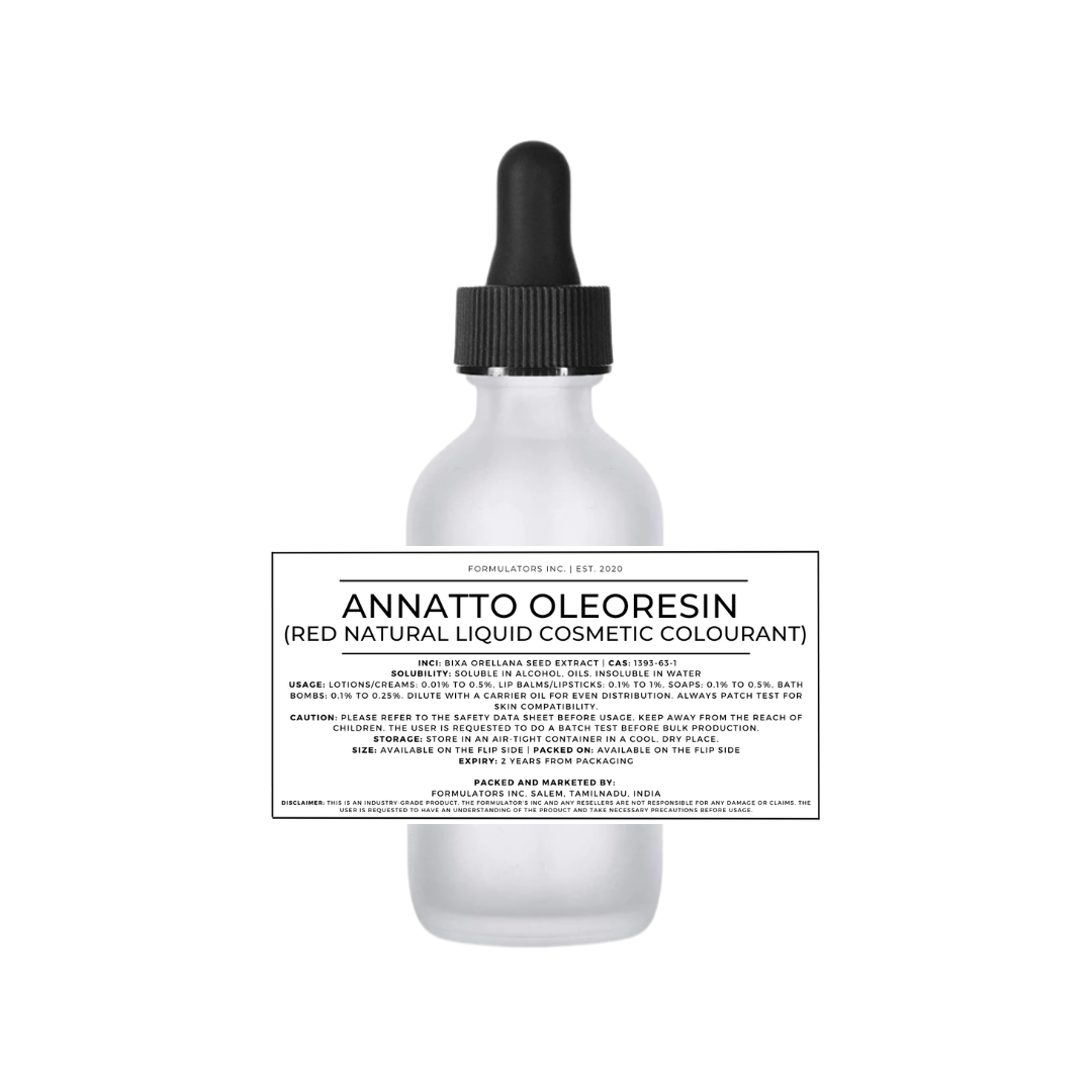 Annatto Oleoresin (Red Natural Liquid Cosmetic Colourant)