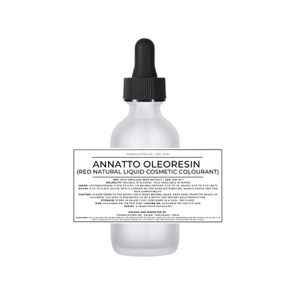 Annatto Oleoresin (Red Natural Liquid Cosmetic Colourant)