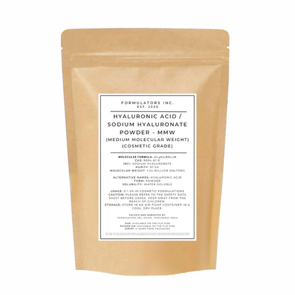 Hyaluronic Acid / Sodium Hyaluronate Powder - MMW (Medium Molecular Weight) (Cosmetic Grade)