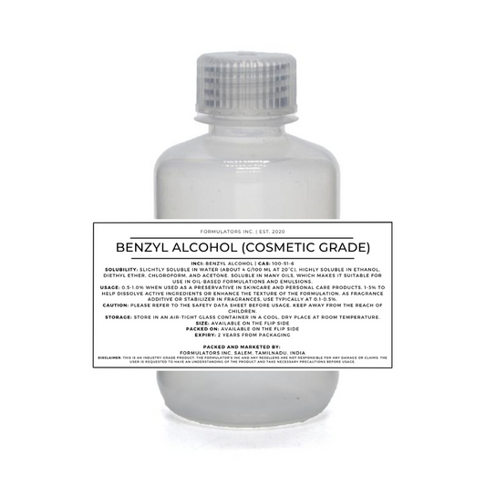 Benzyl Alcohol (Cosmetic Grade)