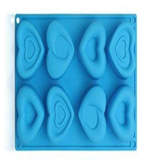 Buy Designer Heart Silicone Moulds for Soap Making, Chocolate Making and Baking Online in India - The Art Connect