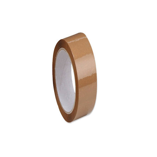 Self Adhesive, Single-Sided BOPP Brown Tape (1 Inch, 100 Meters)