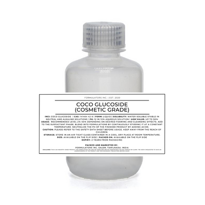 Coco Glucoside (Cosmetic Grade)