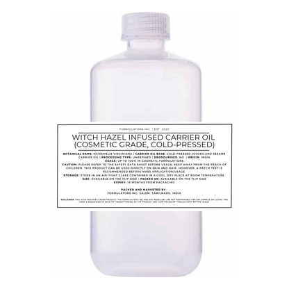 Witch Hazel Infused Carrier Oil (Cosmetic Grade)