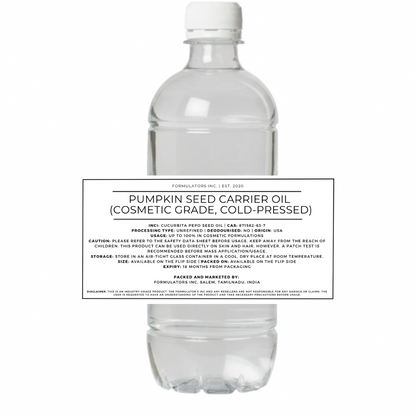 Pumpkin Seed Carrier Oil (Cosmetic Grade)