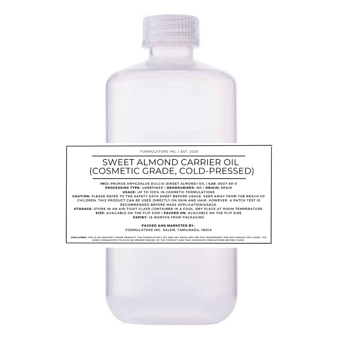 Sweet Almond Carrier Oil (Cosmetic Grade)