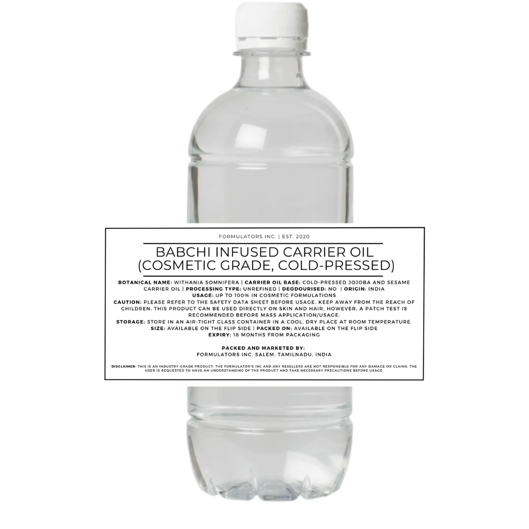 Babchi Infused Carrier Oil (Cosmetic Grade)