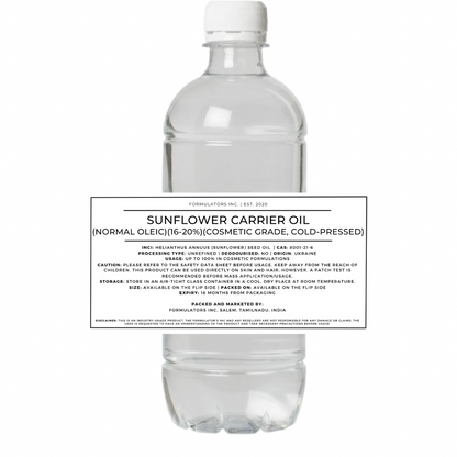 Sunflower Carrier Oil (Cosmetic Grade)