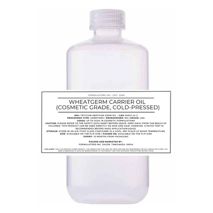 Wheatgerm Carrier Oil  (Cosmetic Grade)