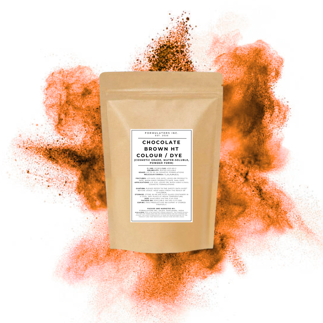 Chocolate Brown HT Colour / Dye (Cosmetic Grade, Water-Soluble, Powder Form)