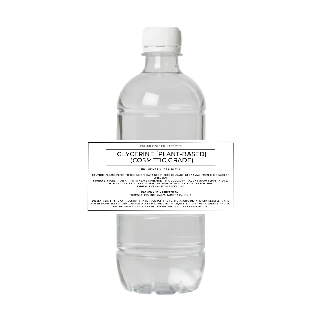 Glycerine (Plant-Based) (Cosmetic Grade)