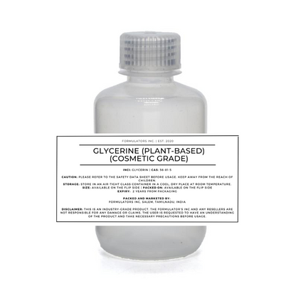 Glycerine (Plant-Based) (Cosmetic Grade)