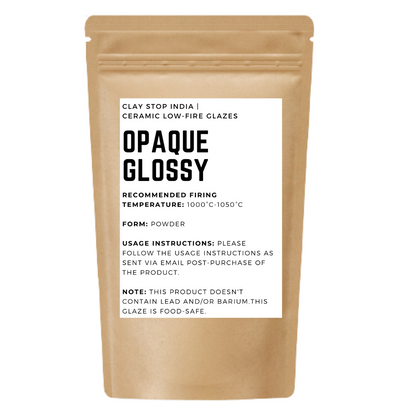 Buy opaque glossy (Low-Fire Pottery Glaze) online in India - The Art Connect