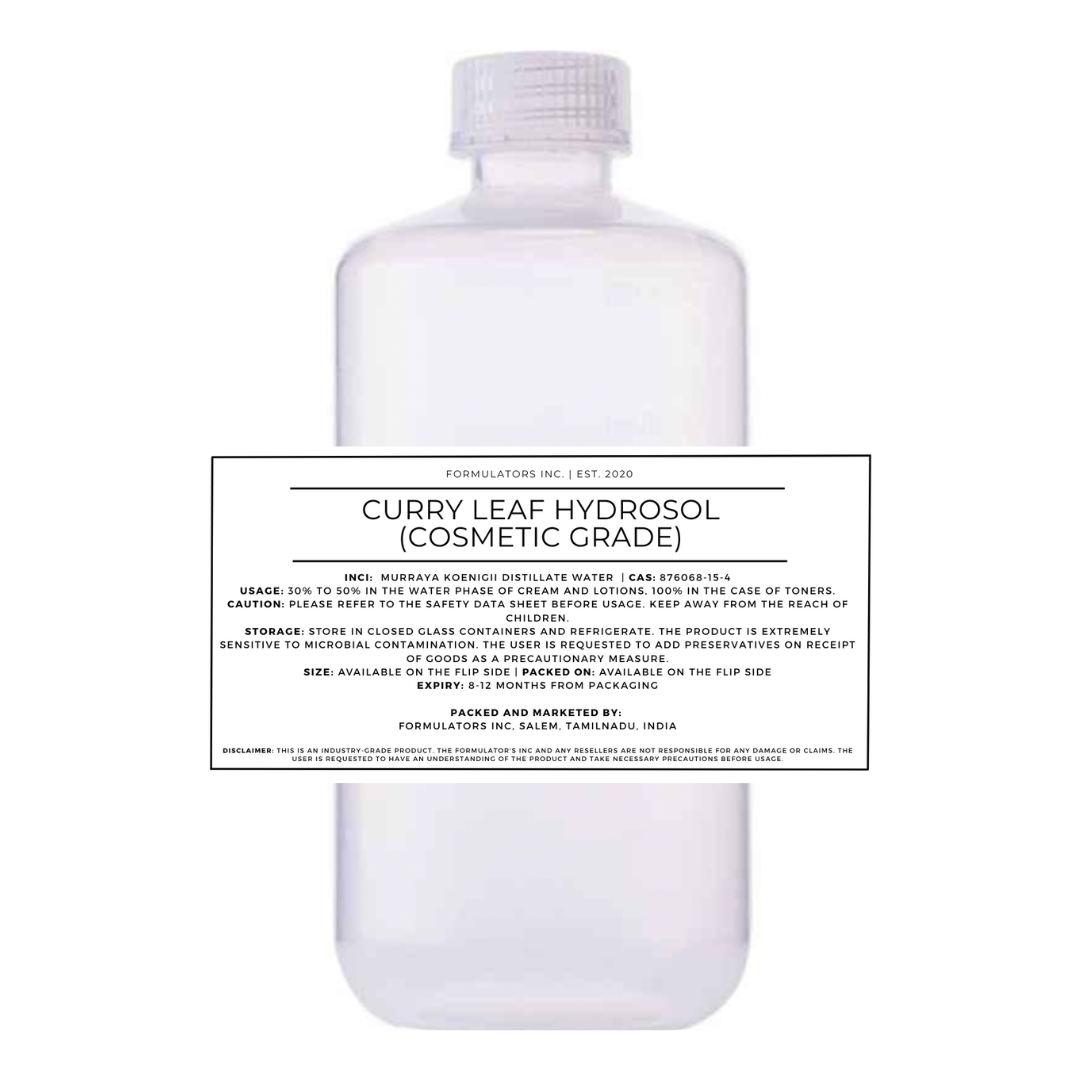 Curry Leaf Hydrosol (Cosmetic Grade)