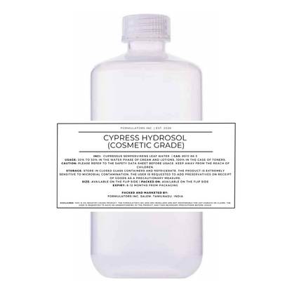 Cypress Hydrosol (Cosmetic Grade)