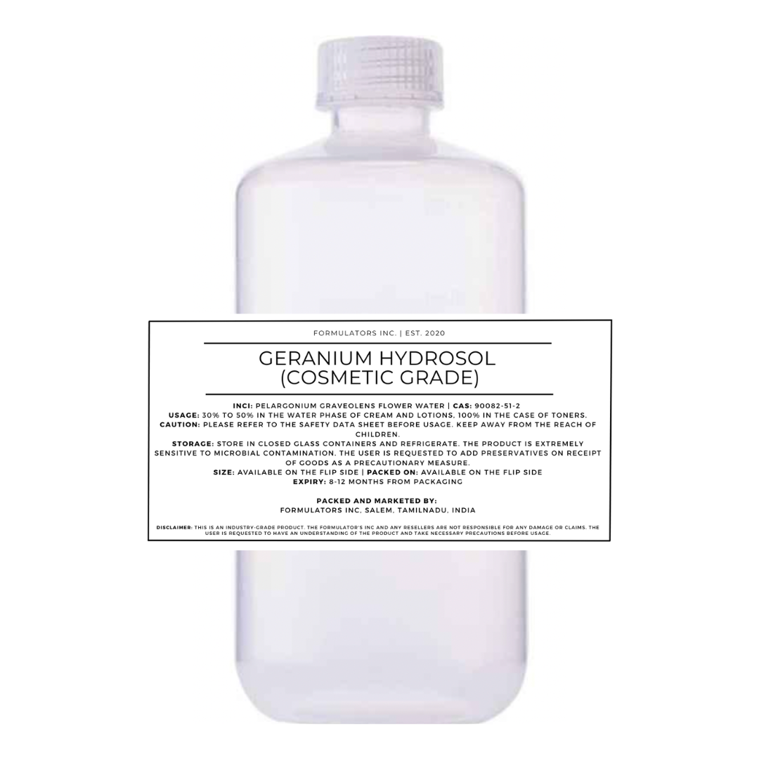 Geranium Hydrosol (Cosmetic Grade)