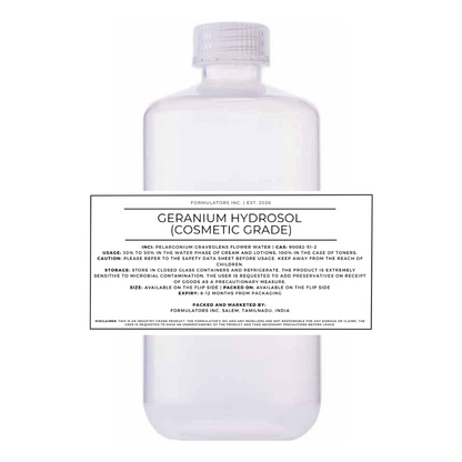 Geranium Hydrosol (Cosmetic Grade)