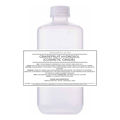 Grapefruit Hydrosol (Cosmetic Grade)