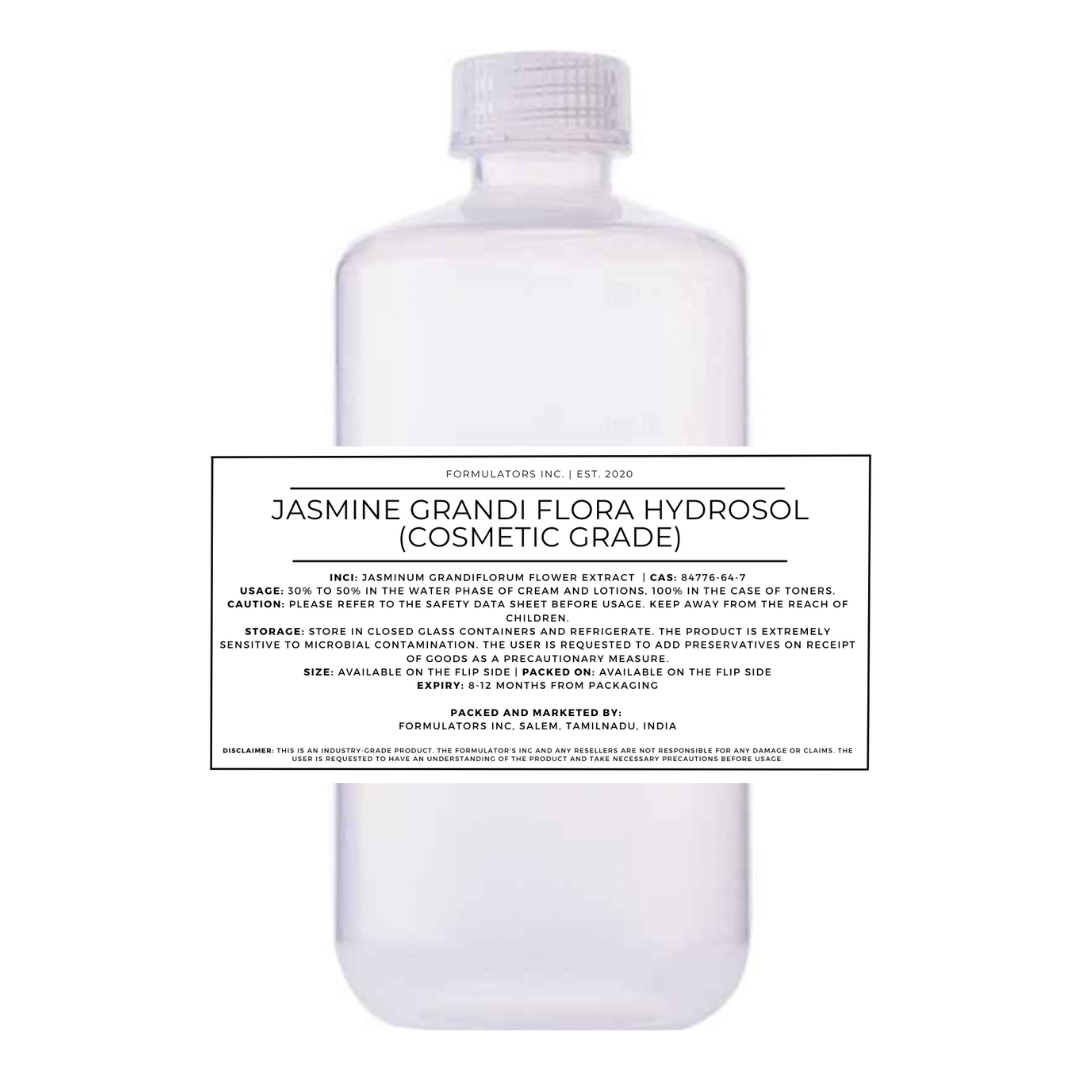 Jasmine Grandi Flora Hydrosol (Cosmetic Grade)