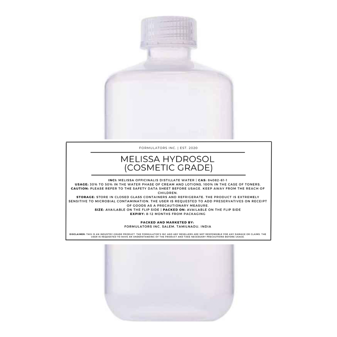 Melissa Hydrosol (Cosmetic Grade)