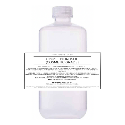 Thyme Hydrosol (Cosmetic Grade)