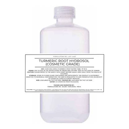 Turmeric Root Hydrosol (Cosmetic Grade)