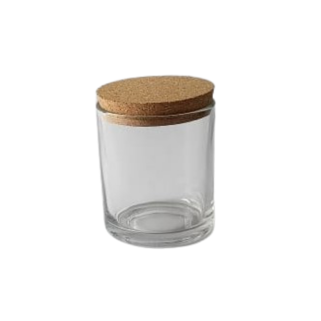 Buy Clear/Transparent Candle Votive Glass Holder/Container + Air-Tight Cork Cap/Lid Online in India- The Art Connect.