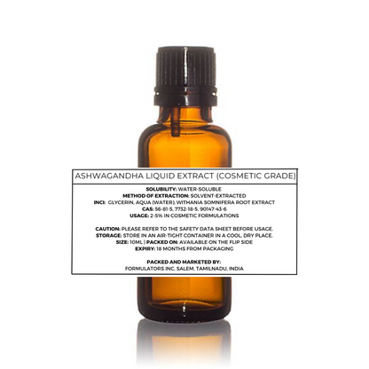 Ashwagandha Liquid Extract (Cosmetic Grade)